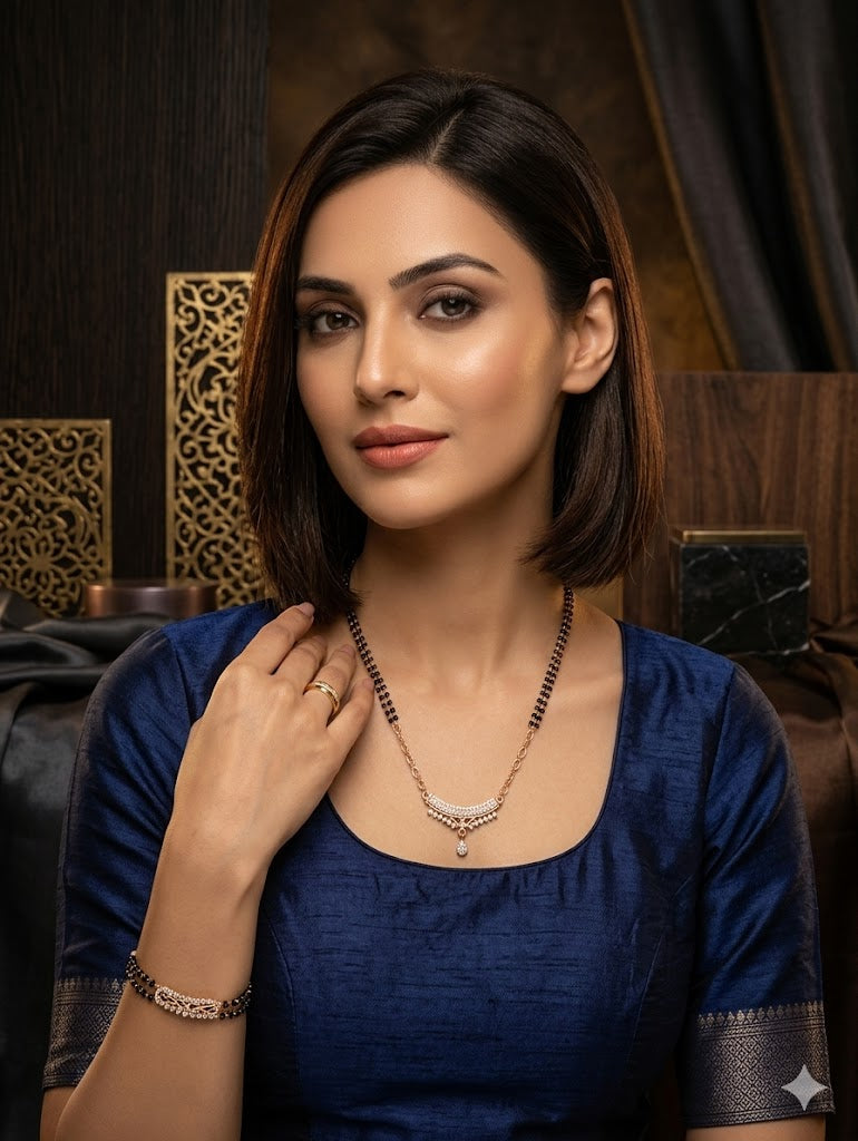 ROSE GOLD CHINA MANGALSUTRA