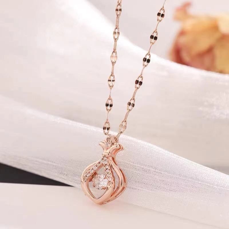 ROSE GOLD FLOWER KALAS DANCING PENDAL CHAIN FOR WOMEN & GIRLS