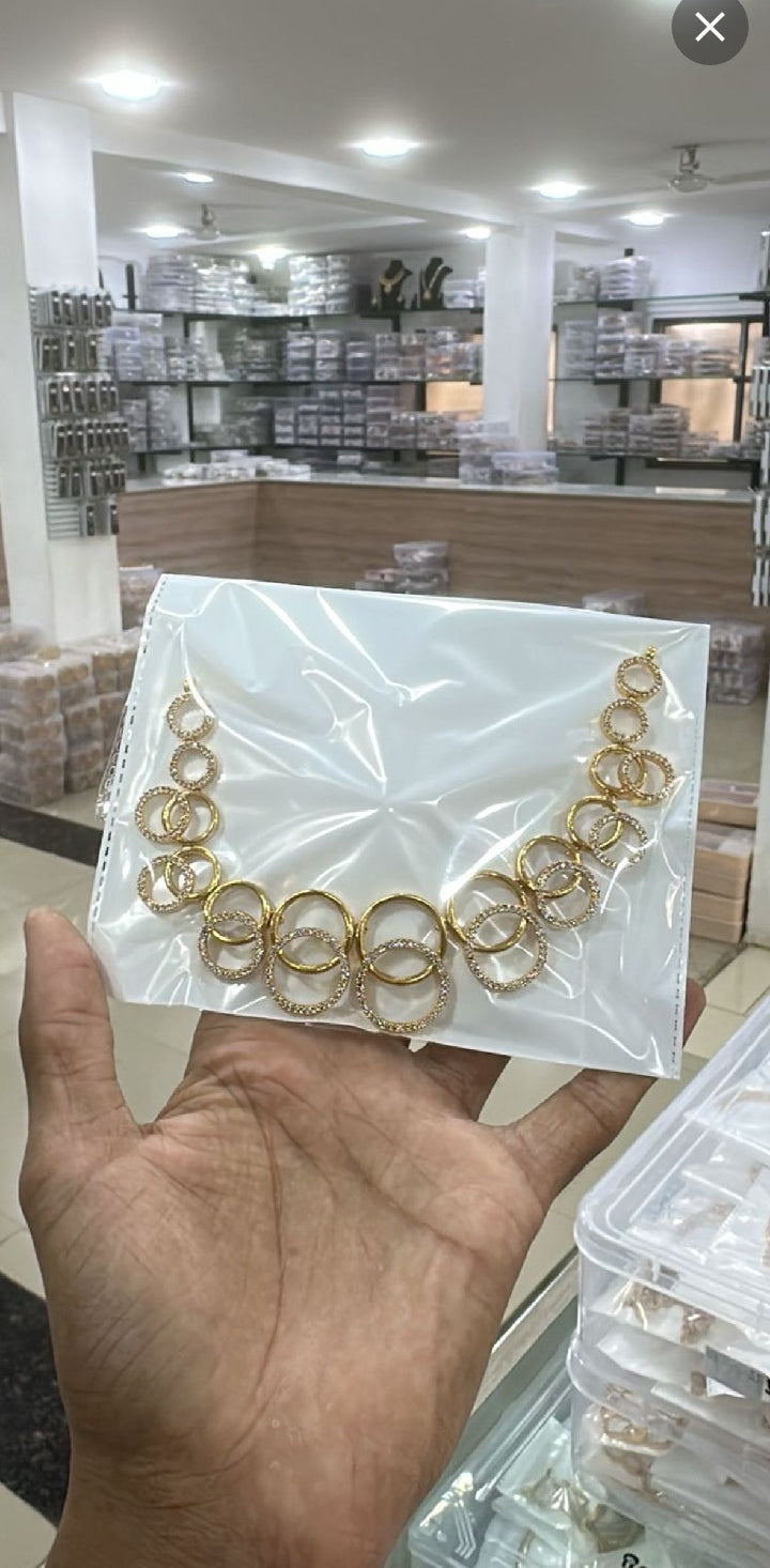 A.D DIRECT GOLD NECKLESS SET