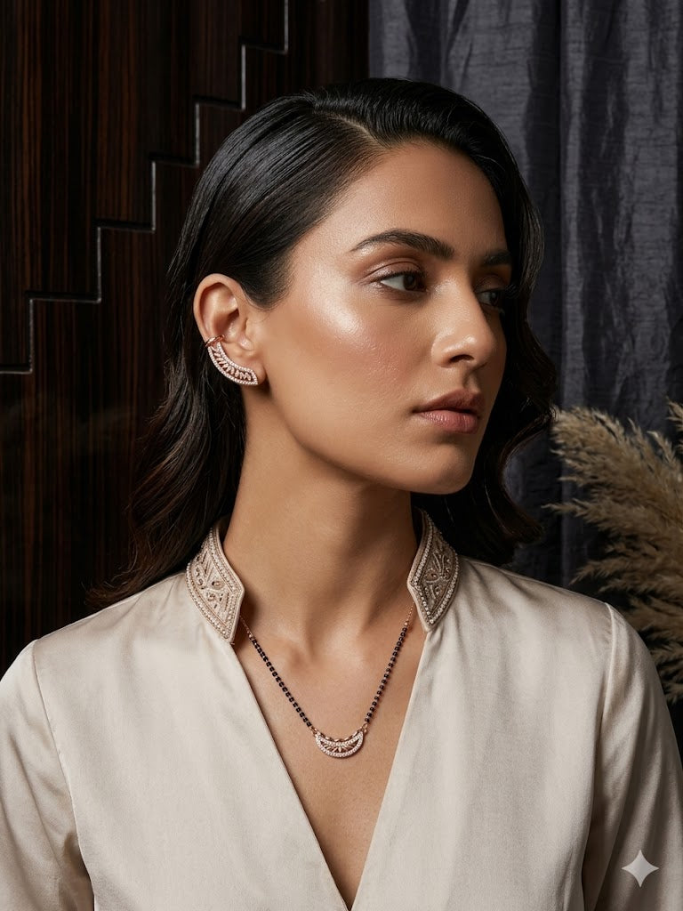 ROSE GOLD CHINA MANGALSUTRA