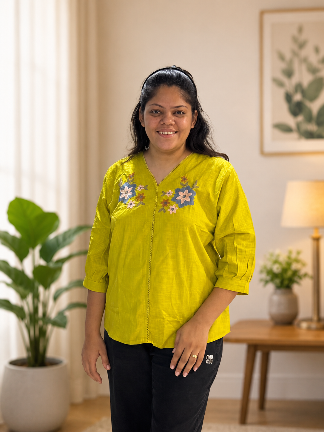 SUMMERS IMPORTANT EMBROIDERY COTTON TOP