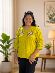 SUMMERS IMPORTANT EMBROIDERY COTTON TOP