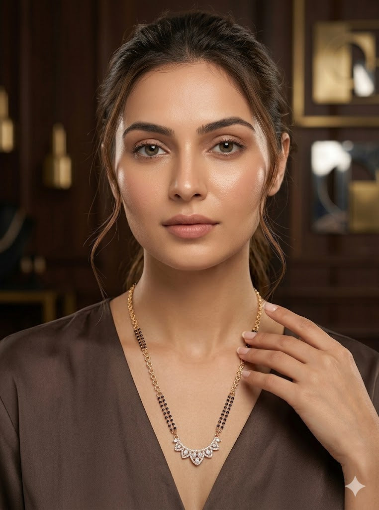 ROSE GOLD CHINA MANGALSUTRA