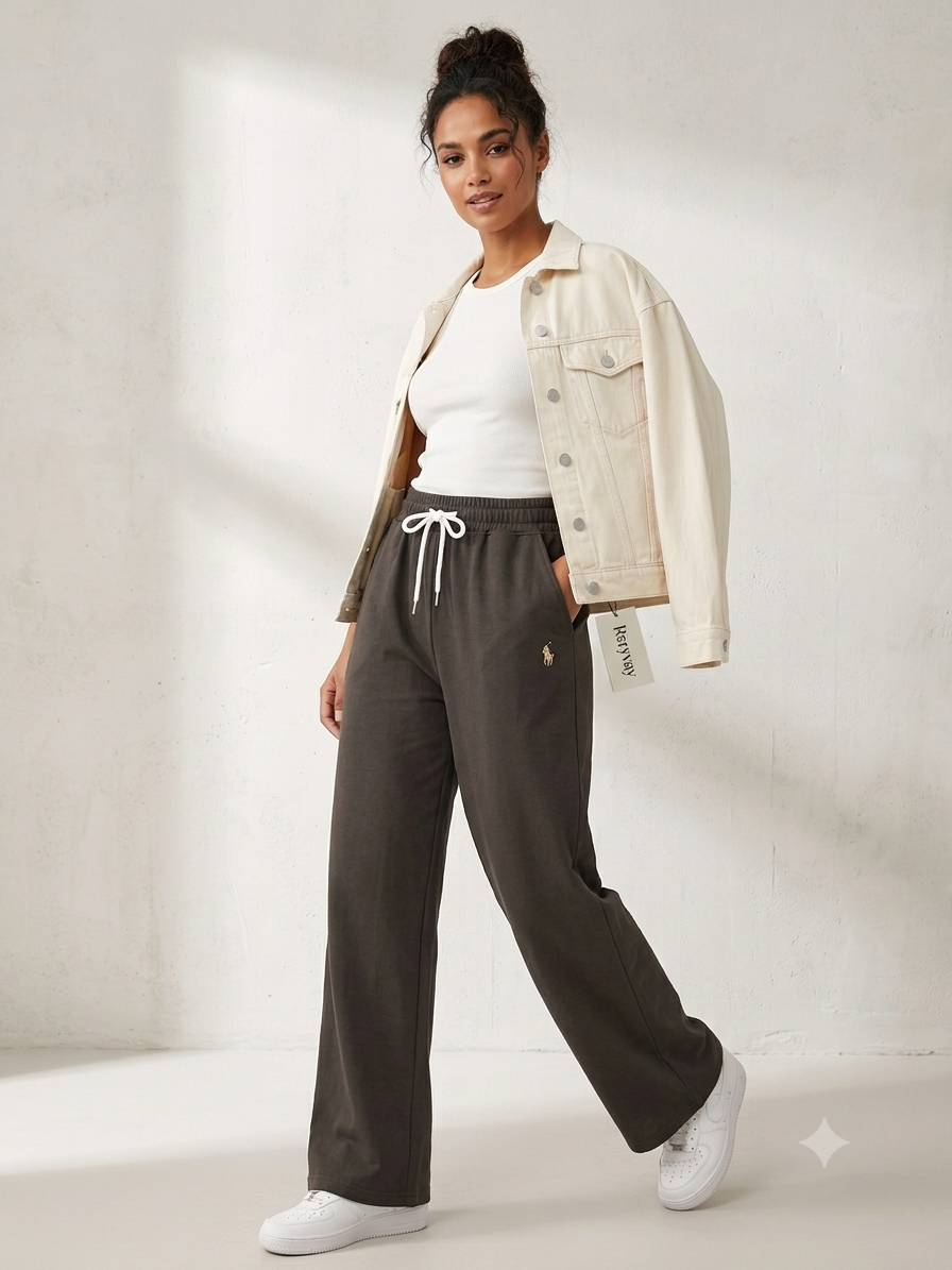 IMPORTANT LOOKS BRANDED PLAZO PANTS