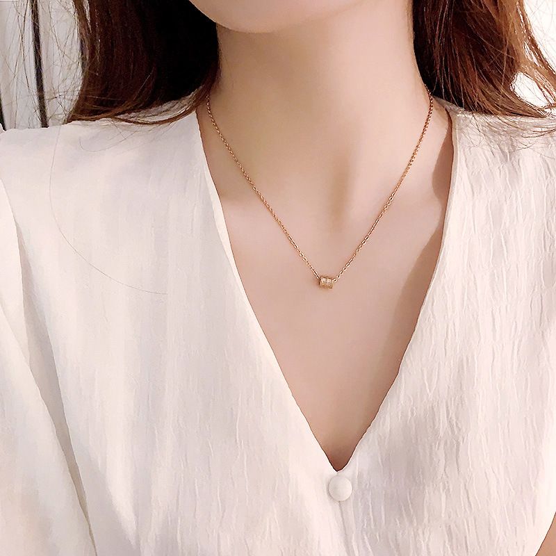 ROSE GOLD DAMARU PENDAL  NECKLESS CHAIN FOR GIRLS