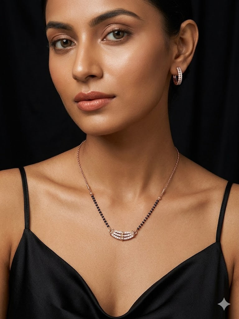 ROSE GOLD CHINA MANGALSUTRA
